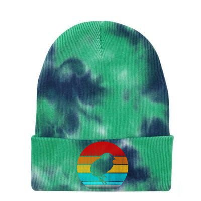 Retro Vintage Chick Tie Dye 12in Knit Beanie