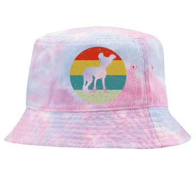 Retro Vintage Chinese Crested Tie-Dyed Bucket Hat