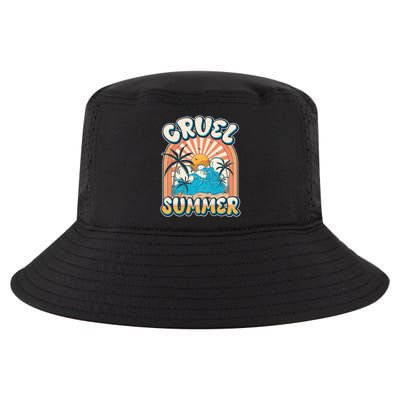 Retro Vintage Cruel Summer Tropical Beach Vacation Cool Comfort Performance Bucket Hat