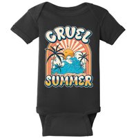 Retro Vintage Cruel Summer Tropical Beach Vacation Baby Bodysuit