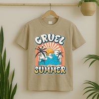 Retro Vintage Cruel Summer Tropical Beach Vacation T-Shirt
