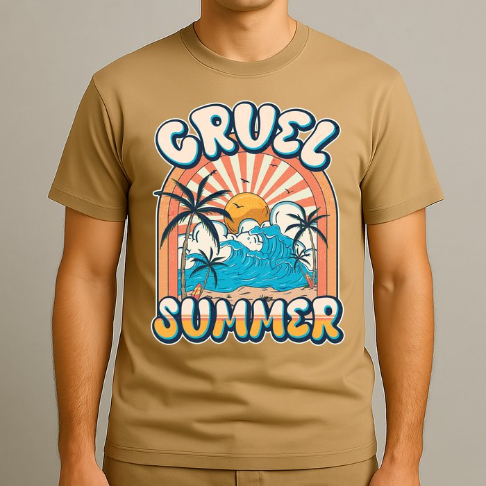 Retro Vintage Cruel Summer Tropical Beach Vacation T-Shirt