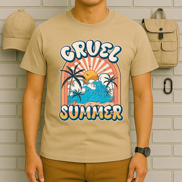 Retro Vintage Cruel Summer Tropical Beach Vacation T-Shirt