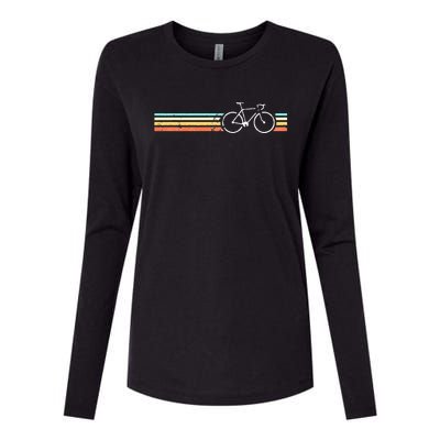 Retro Vintage Cycling Road Bike Womens Cotton Relaxed Long Sleeve T-Shirt