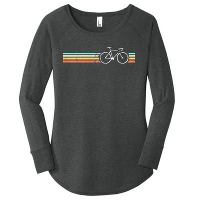 Retro Vintage Cycling Road Bike Women's Perfect Tri Tunic Long Sleeve Shirt