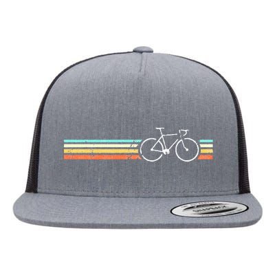 Retro Vintage Cycling Road Bike Flat Bill Trucker Hat