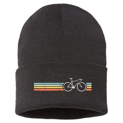 Retro Vintage Cycling Road Bike Sustainable Knit Beanie