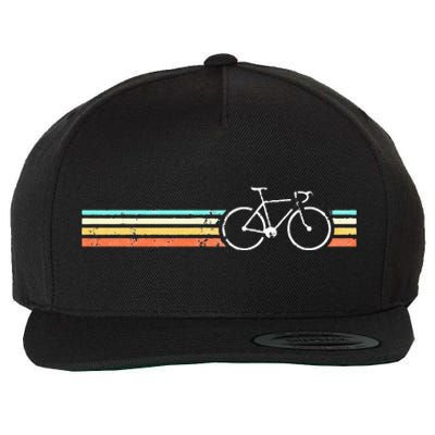 Retro Vintage Cycling Road Bike Wool Snapback Cap