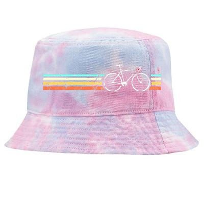 Retro Vintage Cycling Road Bike Tie-Dyed Bucket Hat