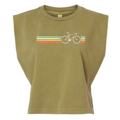 Retro Vintage Cycling Road Bike Garment-Dyed Women's Muscle Tee