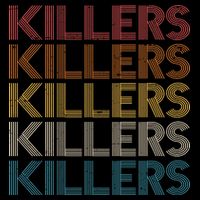 Retro Vintage Colors Killers Logo Yupoong Adult 5-Panel Trucker Hat