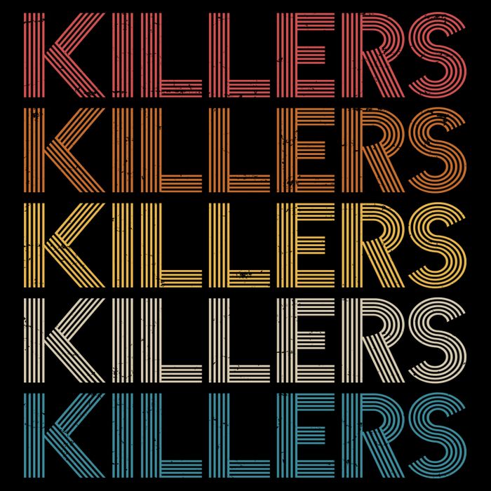 Retro Vintage Colors Killers Logo Yupoong Adult 5-Panel Trucker Hat