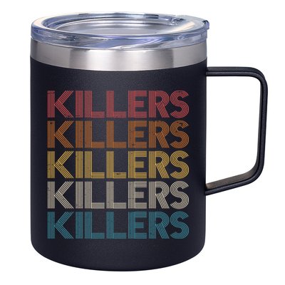 Retro Vintage Colors Killers Logo 12oz Stainless Steel Coffee Mug
