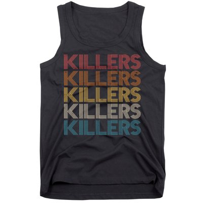 Retro Vintage Colors Killers Logo Tank Top