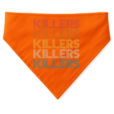 Retro Vintage Colors Killers Logo USA-Made Doggie Bandana