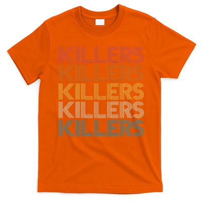 Retro Vintage Colors Killers Logo T-Shirt