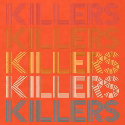 Retro Vintage Colors Killers Logo T-Shirt