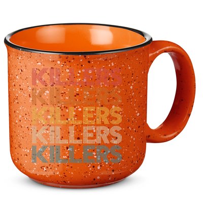 Retro Vintage Colors Killers Logo 15oz Campfire Ceramic Mug