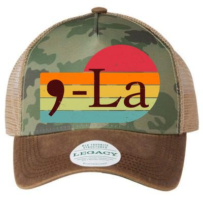 Retro Vintage Comma La Kamala Harris 2024 Legacy Tie Dye Trucker Hat