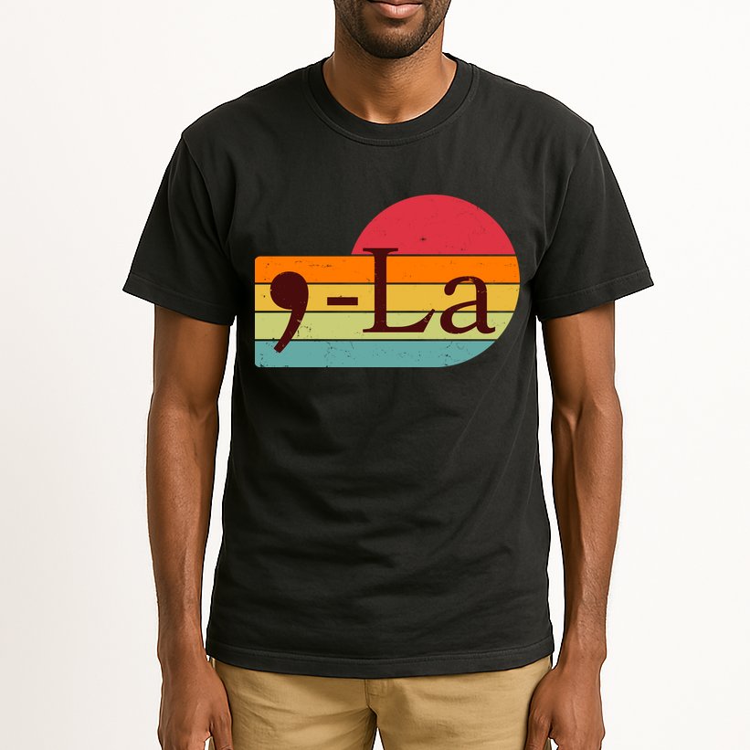 Retro Vintage Comma La Kamala Harris 2024 Tall T-Shirt