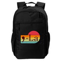 Retro Vintage Comma La Kamala Harris 2024 Backpack