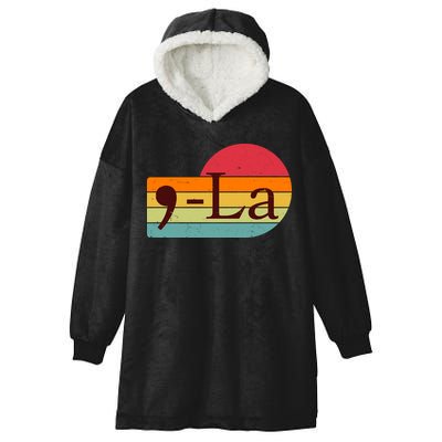 Retro Vintage Comma La Kamala Harris 2024 Hooded Wearable Blanket