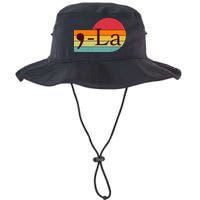 Retro Vintage Comma La Kamala Harris 2024 Bucket Hat