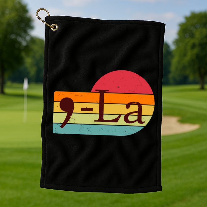 Retro Vintage Comma La Kamala Harris 2024 Golf Towel