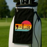 Retro Vintage Comma La Kamala Harris 2024 Golf Towel