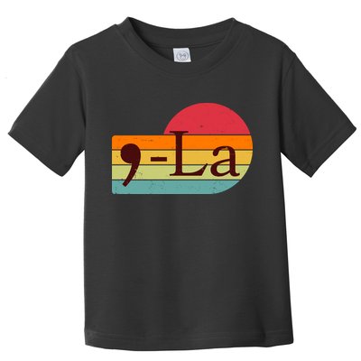 Retro Vintage Comma La Kamala Harris 2024 Toddler T-Shirt