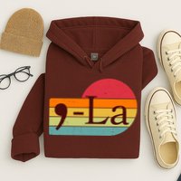 Retro Vintage Comma La Kamala Harris 2024 Hoodie
