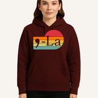 Retro Vintage Comma La Kamala Harris 2024 Hoodie
