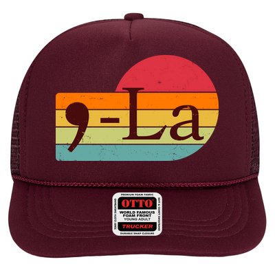 Retro Vintage Comma La Kamala Harris 2024 Trucker Hat