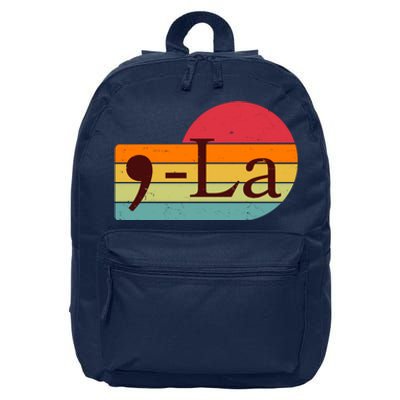 Retro Vintage Comma La Kamala Harris 2024 16 in Basic Backpack