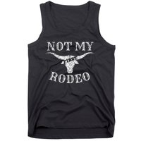 Retro Vintage Country Music Not My First Rodeo Tank Top