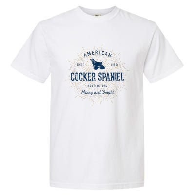 Retro Vintage Cocker Spaniel Garment-Dyed Heavyweight T-Shirt