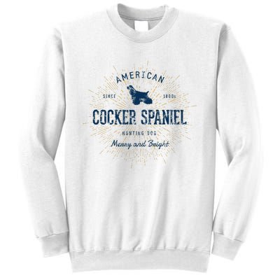 Retro Vintage Cocker Spaniel Sweatshirt