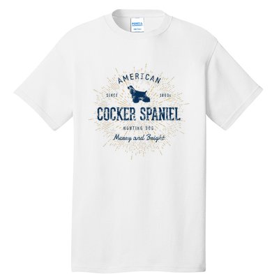 Retro Vintage Cocker Spaniel Tall T-Shirt