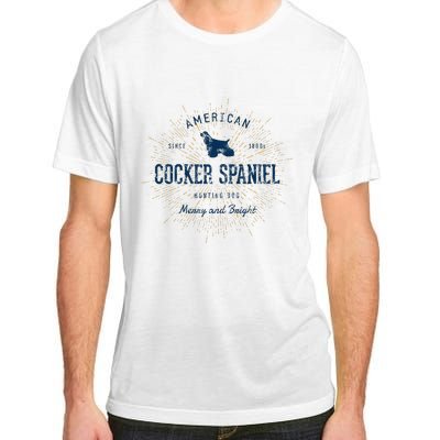 Retro Vintage Cocker Spaniel Adult ChromaSoft Performance T-Shirt