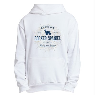 Retro Vintage Cocker Spaniel Urban Pullover Hoodie