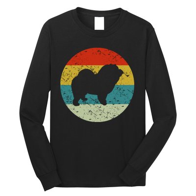 Retro Vintage Chow Chow Long Sleeve Shirt