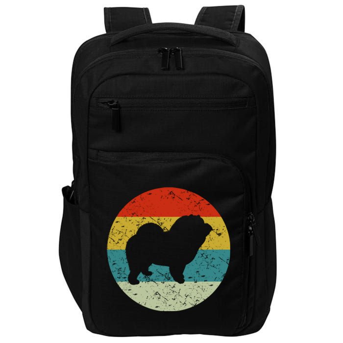 Retro Vintage Chow Chow Impact Tech Backpack