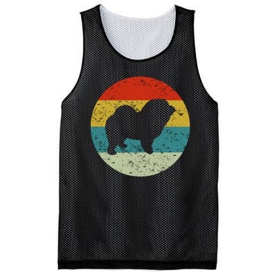 Retro Vintage Chow Chow Mesh Reversible Basketball Jersey Tank