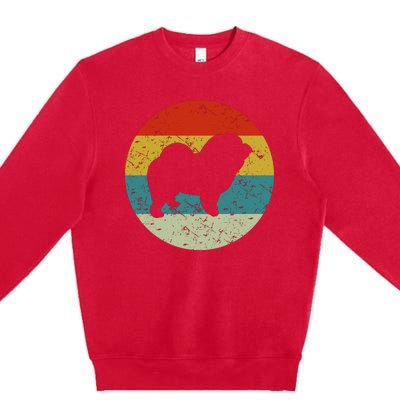 Retro Vintage Chow Chow Premium Crewneck Sweatshirt