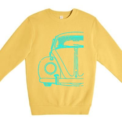 Retro Vintage Car Premium Crewneck Sweatshirt