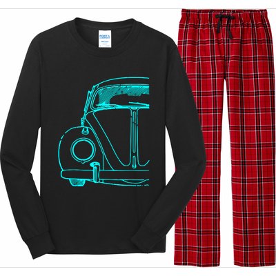 Retro Vintage Car Long Sleeve Pajama Set