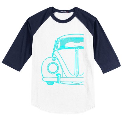 Retro Vintage Car Baseball Sleeve Shirt