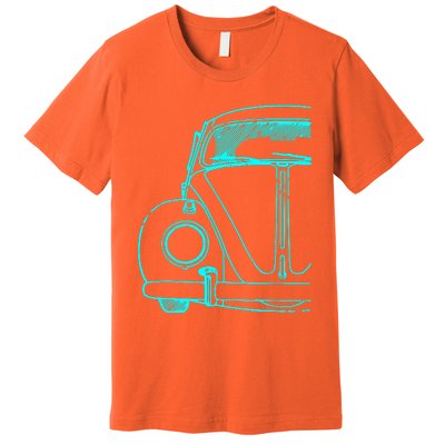 Retro Vintage Car Premium T-Shirt