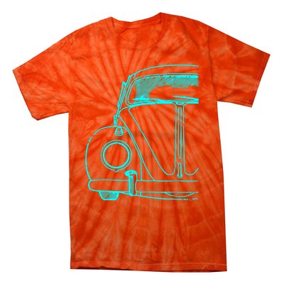 Retro Vintage Car Tie-Dye T-Shirt