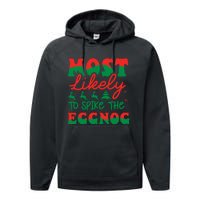 Retro Vintage Christmas Graphic Performance Fleece Hoodie